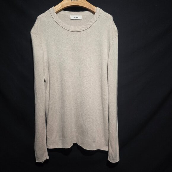 Buck Mason Men's Beige Cotton Linen Traveler Crew Sweater - Sz XL*